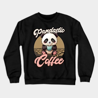 Pandastic Coffee Crewneck Sweatshirt